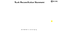 Understanding Bank Reconciliation Statement